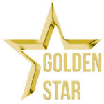 Golden star - logotip, jamoa logotipi, rasm, klub tasviri