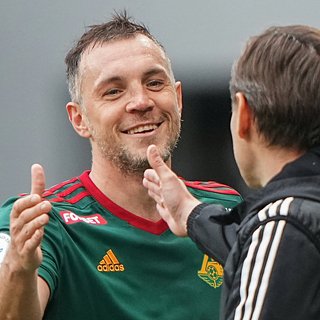 Дзюба высказался об участии в шоу со Слуцким Слуцким, Дзюба, Галактионов, Локомотива