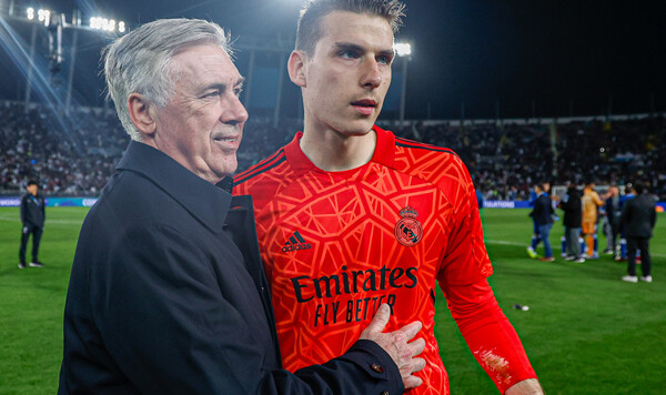 Лунин, Анчелотти, Реал