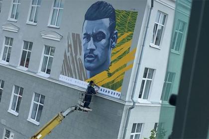 Неймар посмеялся над собственным портретом в Казани Instagram, Бельгии, Казань, Неймар, Бразилии